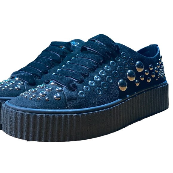 PINKO Studded Iseo Leather
Platform Sneaker Size 37 - Picture 6 of 15